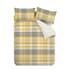 Catherine Lansfield Brushed Check Ochre small 7177BS1