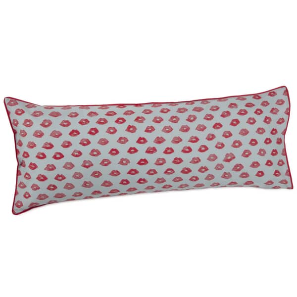 Painted Lips Body Pillow Red