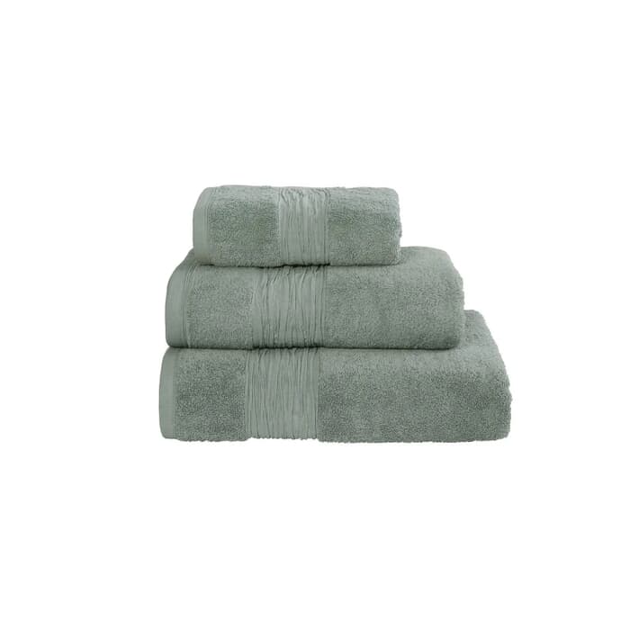 Lazy Linen Turkish Cotton Towel Sage Green large
