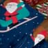 Catherine Lansfield Santas Christmas Wonderland Throw Navy thumb 1