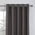 Lazy Linen Linen Curtains Charcoal small 7297B
