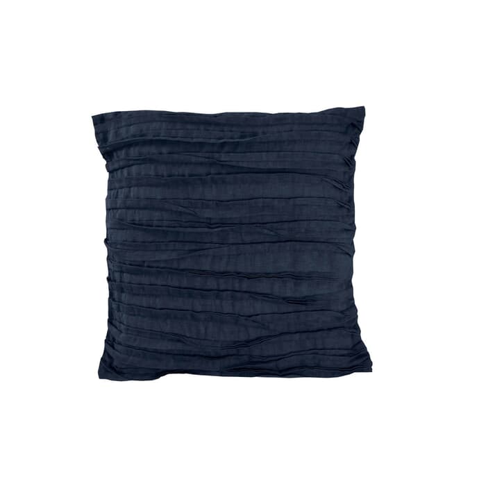 Lazy Linen Linen Cushion Navy large