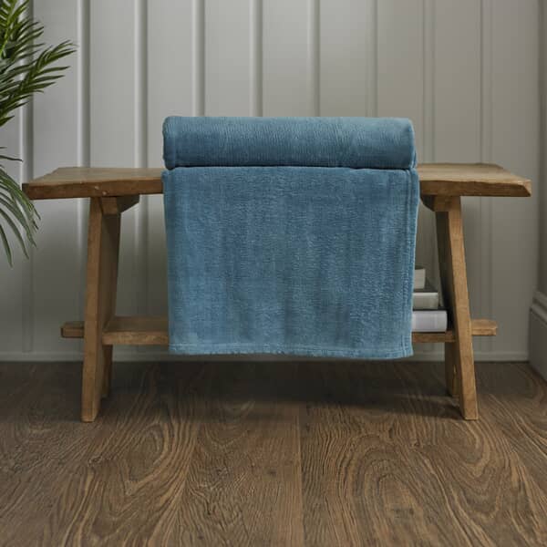 Snuggle Touch Extra Large Throw Petrol