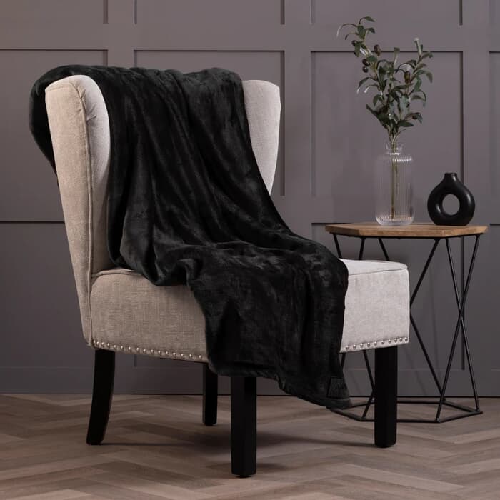 Belledorm Heat Holder Blanket Black large