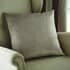 Catherine Lansfield Pinsonic Leaf Cushion Cover Warm Grey small