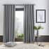 Catherine Lansfield Pinsonic Chevron Curtains Silver small