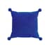 Helena Springfield Pom Pom Cushion Dark Blue small