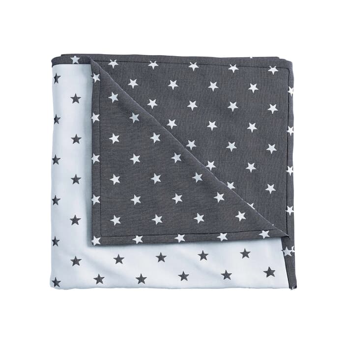 Helena Springfield Star Woven Throw Blue large