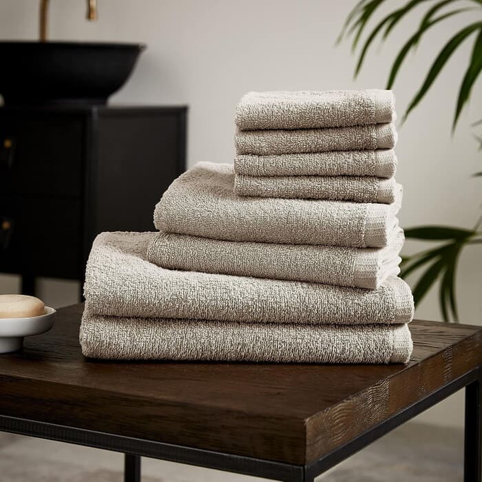 Catherine Lansfield Quick Dry Towels Natural large