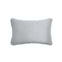 T Quilted Cushion Silver
