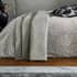 Ted Baker T Quilted Throw Silver small 7628A