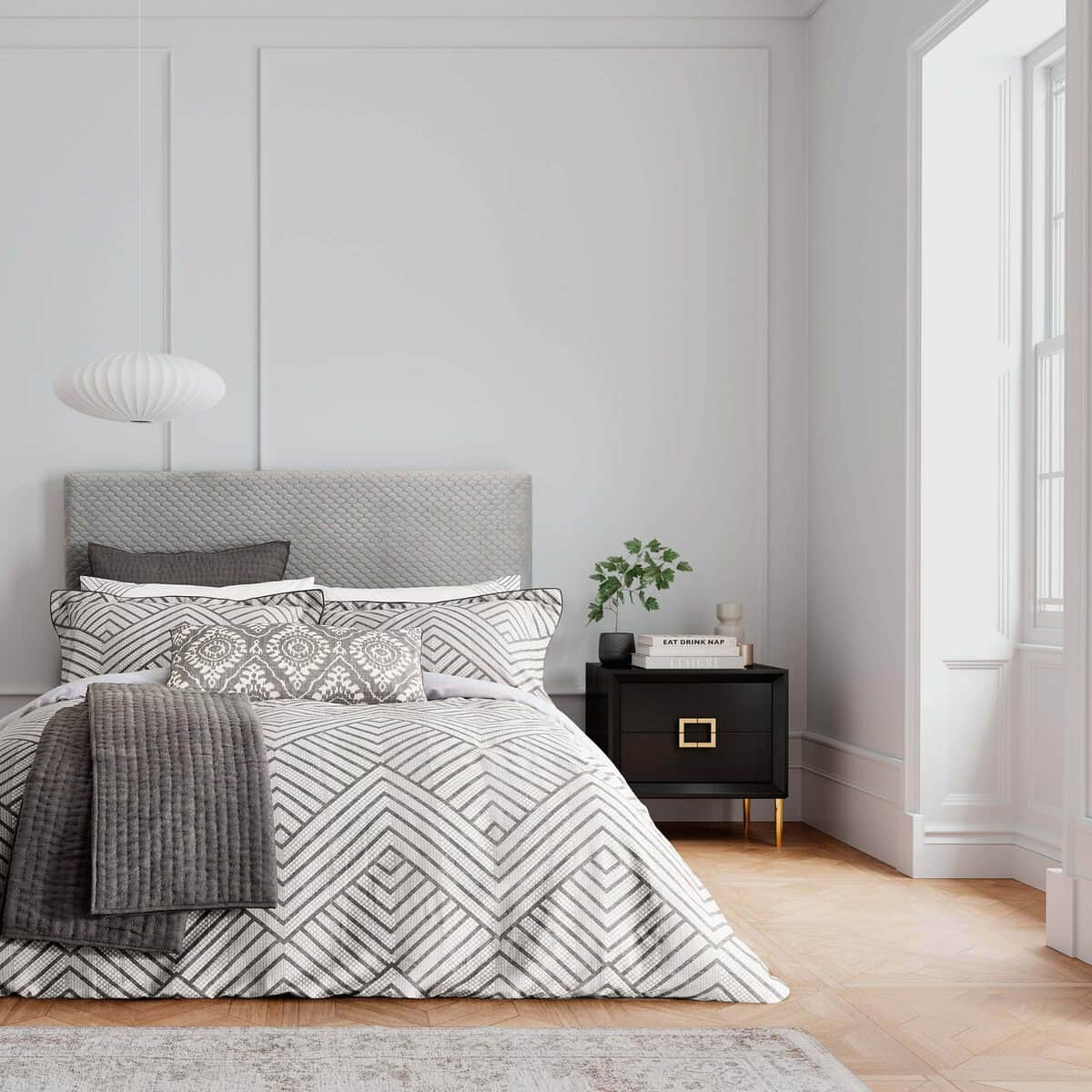 Bedeck of Belfast Kayah Print Charcoal large