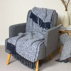 Weaver Throw Navy
