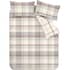 Catherine Lansfield Brushed Check Natural small 7726D