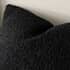 Catherine Lansfield Cosy Boucle Cushion Black small 7732A