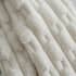 Bianca Carved Faux Fur Cream Throw thumb 3