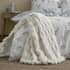 Bianca Carved Faux Fur Cream Throw thumb
