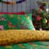 Furn Purrfect Christmas Green/Gold small 7766A