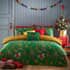 Furn Purrfect Christmas Green/Gold small