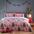 Furn Purrfect Christmas Pink/Lilac small 7767BS1