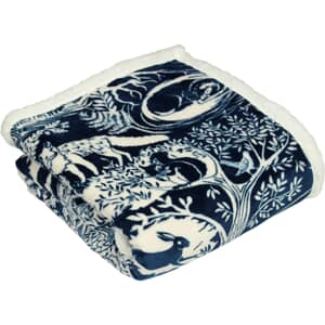 Winter Woods Throw Midnight