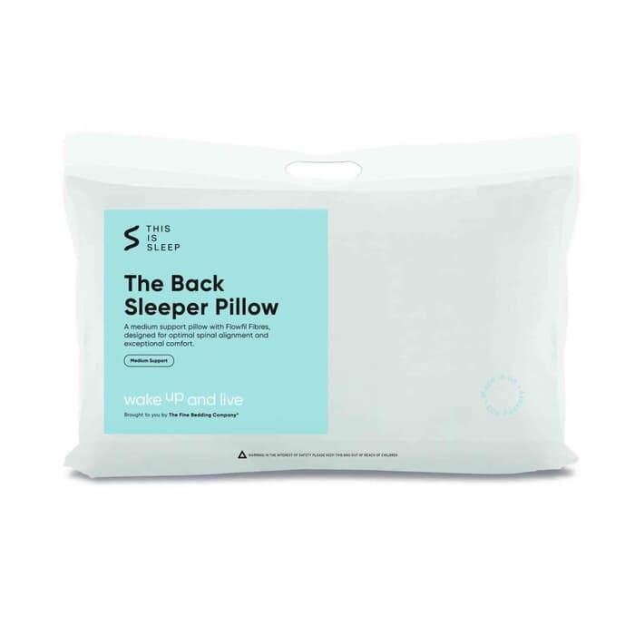 Fine Bedding Co Back Sleeper Pillow large