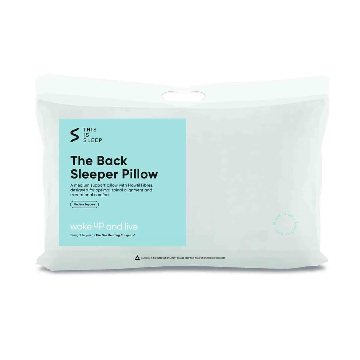 Fine Bedding Co Back Sleeper Pillow large
