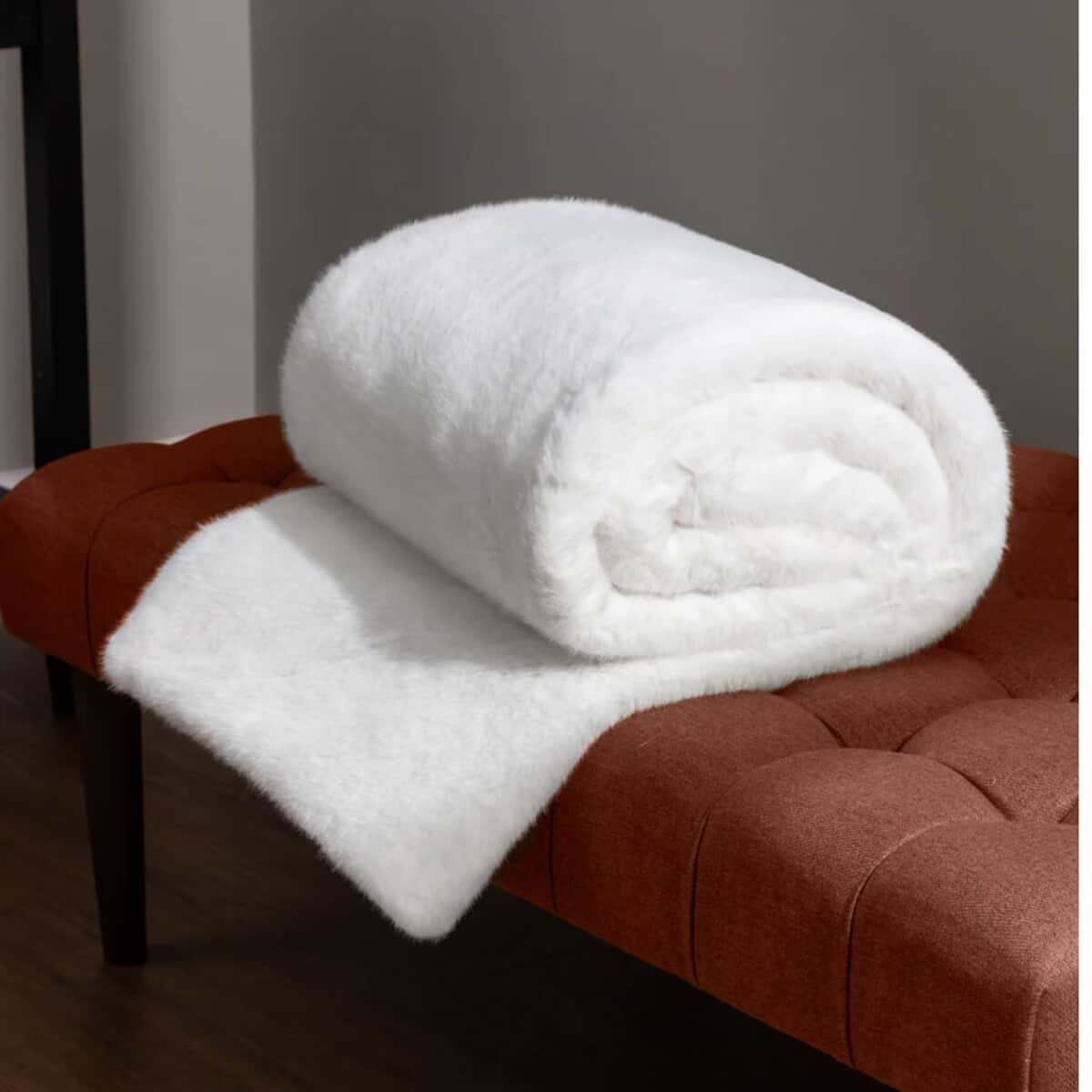 Paoletti Stanza Throw White large
