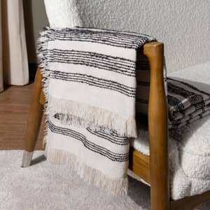 Jour Woven Throw Natural