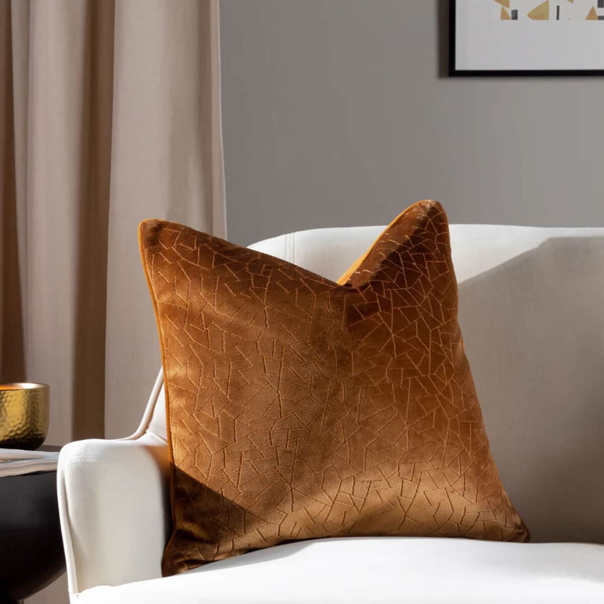 Hoem Malans Velvet Cushion Bronze large