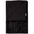Catherine Lansfield Cosy Ribbed Throw Black small 7967THR1