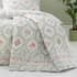 Catherine Lansfield Cameo Floral Green Bedspread thumb 3