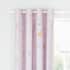 Catherine Lansfield Fairytale Unicorn Pink Curtains small 8088B