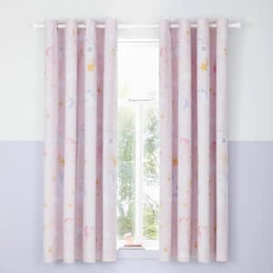 Fairytale Unicorn Pink Curtains