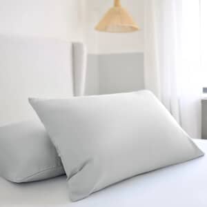 Plain Pillowcase Pair Nordic Mist Grey