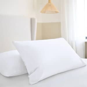 Plain Pillowcase Pair White