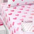 Catherine Lansfield Hearts and Stripes White/Pink - 2 Pack small 8109E