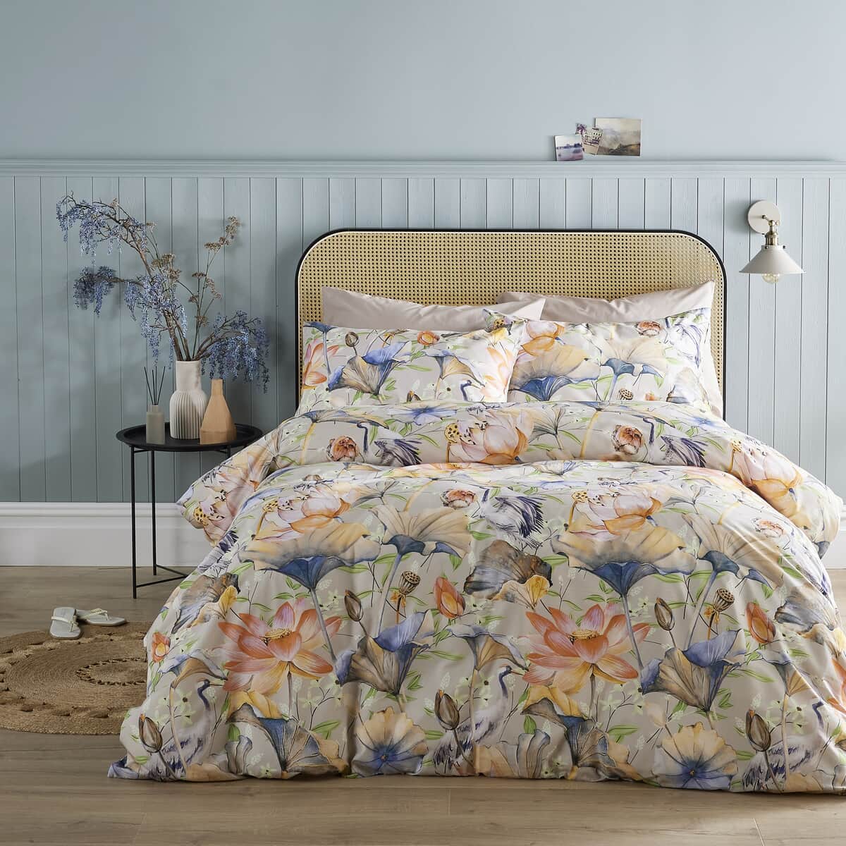 Simply Home Crane and Lily Multi large