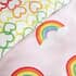 Catherine Lansfield Rainbow Hearts Fleece small 8129D