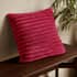 Catherine Lansfield Cosy Ribbed Cushion Hot Pink small