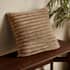 Catherine Lansfield Cosy Ribbed Cushion Natural small