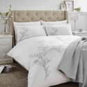 Pussy Willow Embroidered Dove Grey