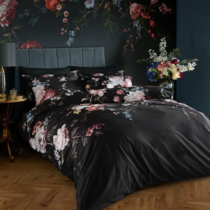 Graham And Brown Hauge Fleurs Black large