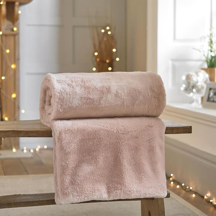 Deyongs Aspen Throw Blush large