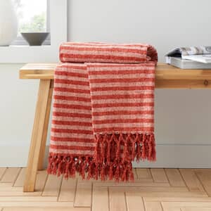 Stripe Chenille Terracotta