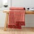 Catherine Lansfield Stripe Chenille Terracotta thumb