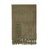 Catherine Lansfield Wilson Plain Chenille Throw Olive small 8312THR1