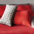 Helena Springfield Felix Cushion Scarlet and Neutrals thumb 1