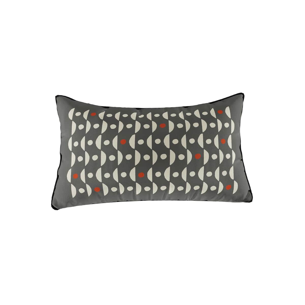 Helena Springfield Felix Cushion Scarlet and Neutrals large
