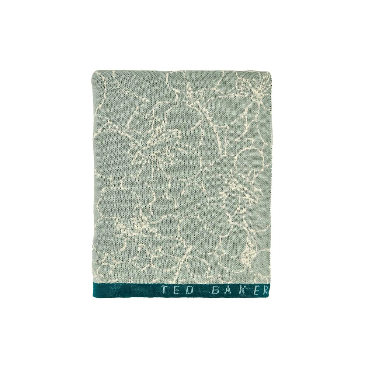 Ted Baker Pressed Flowers Throw Mint large
